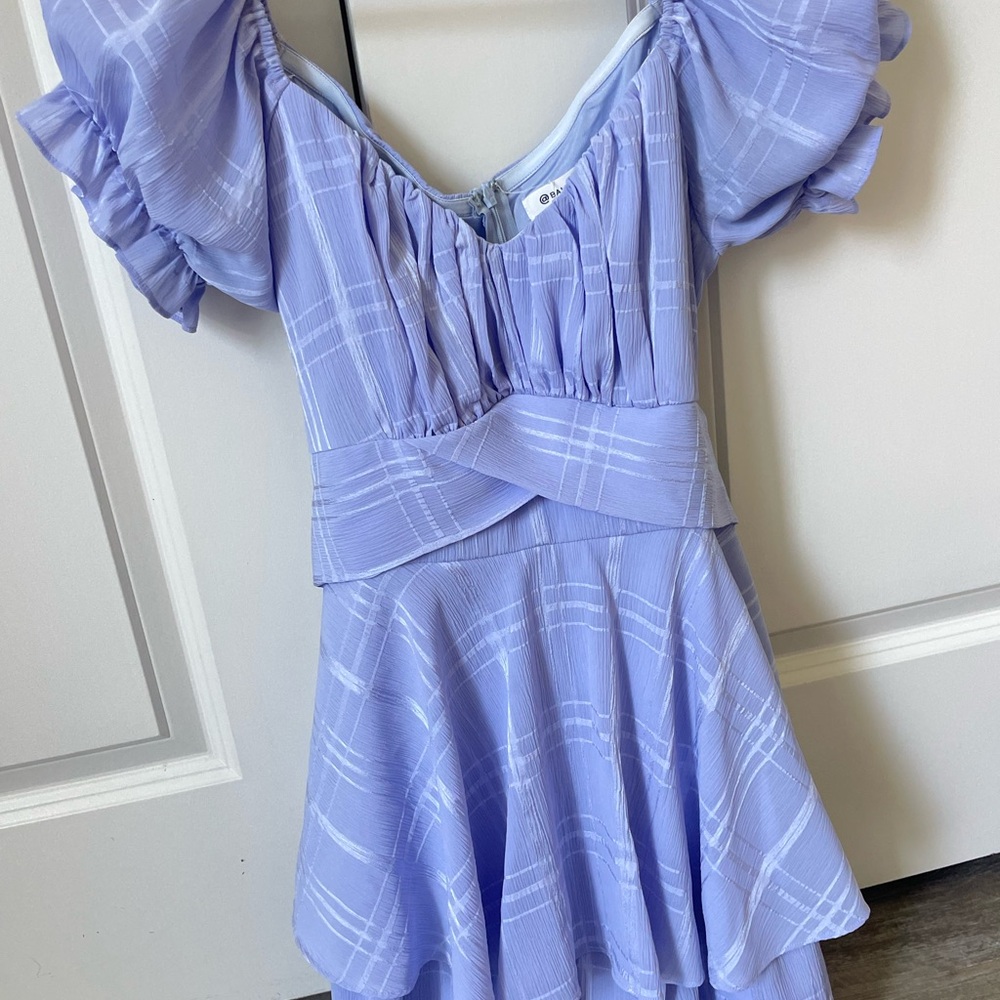 Purple Romper Dress